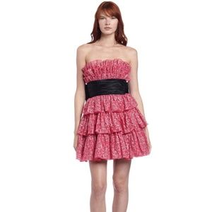 Betsey Johnson Sz 4 Pink Tulle Dress